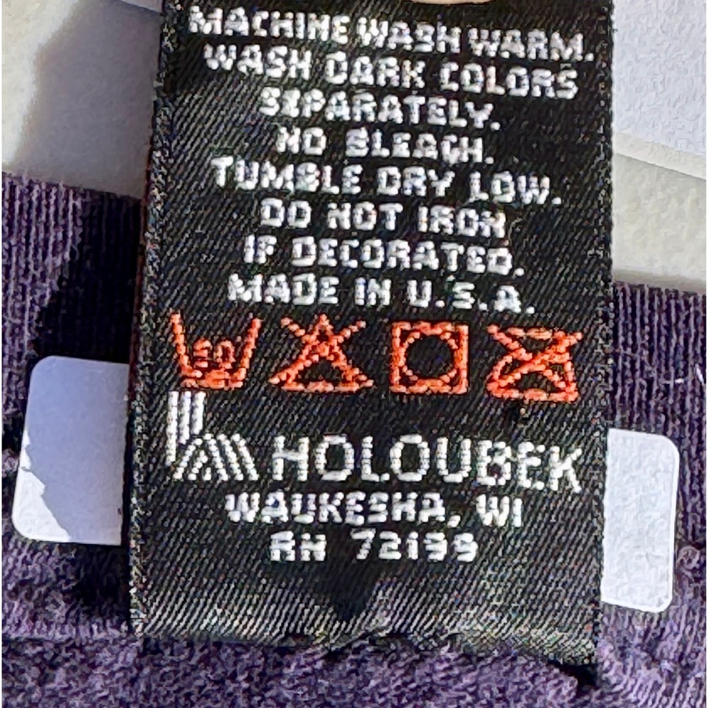 Harley-Davidson Amsterdam Holland T-Shirt Mens Large Purple Holoubek Made in USA - Picture 6 of 6